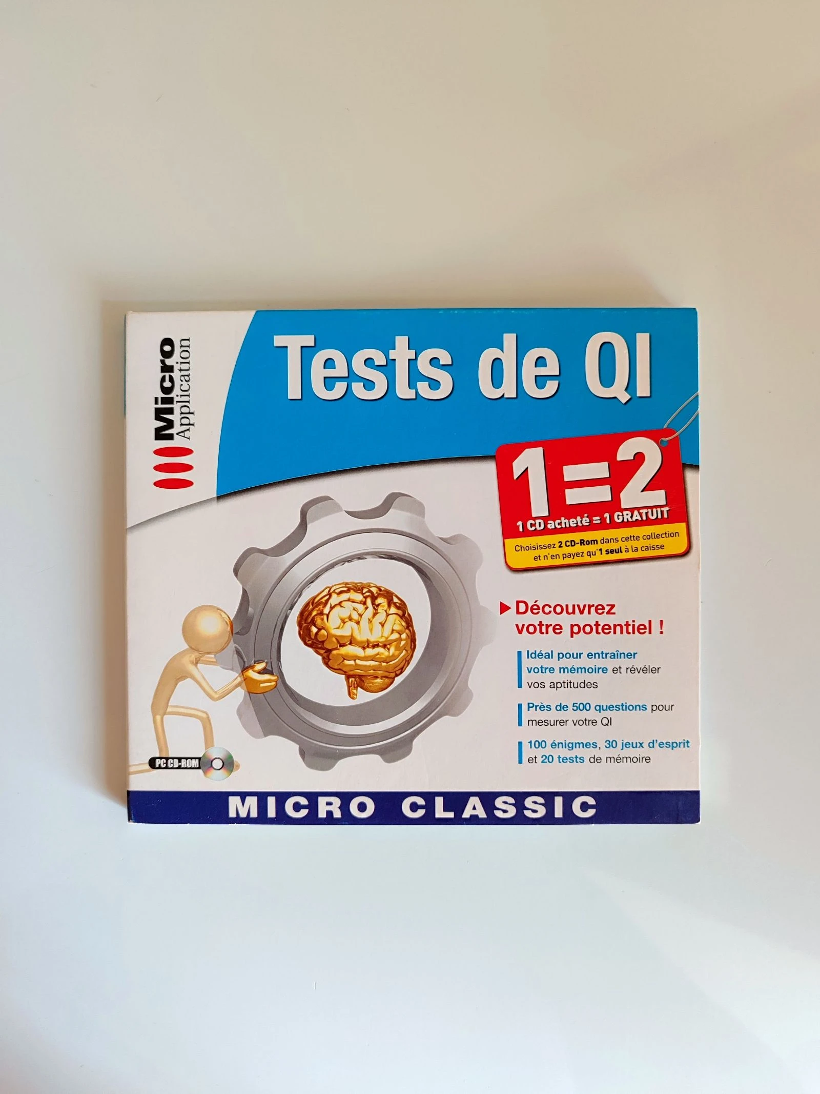 Tests de QI - cd Rom pour PC